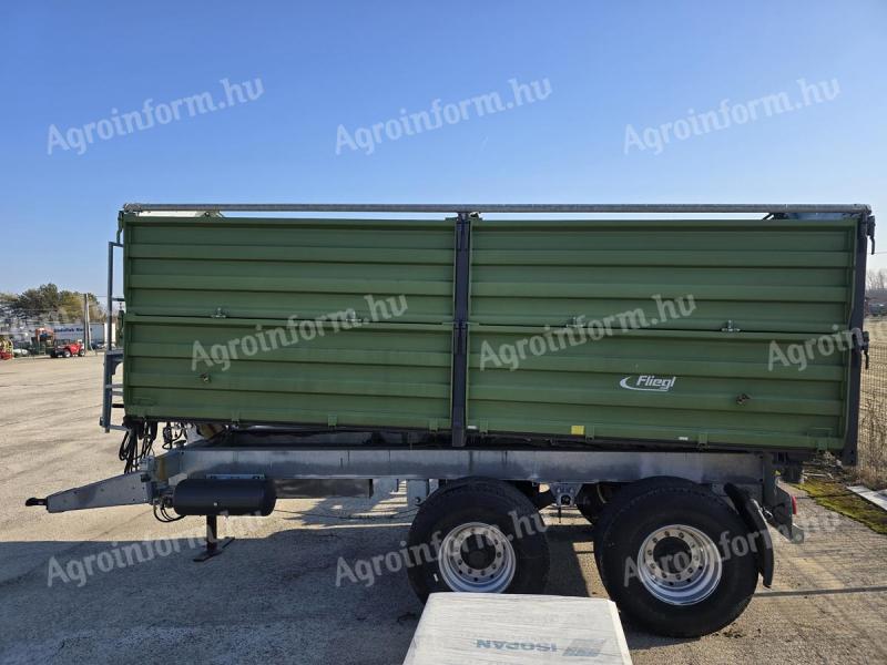FLIEGL TDK 255 tandem,  három oldalra billentő pótkocsi