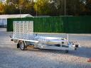 Új Martz Bau 260 - 1 tengelyes (1800 kg,  255x150x30 cm platóval) gépszállító utánfutó