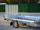 Új Martz Bau 260 - 1 tengelyes (1800 kg,  255x150x30 cm platóval) gépszállító utánfutó