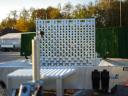 Új Martz Bau 260 - 1 tengelyes (1800 kg,  255x150x30 cm platóval) gépszállító utánfutó