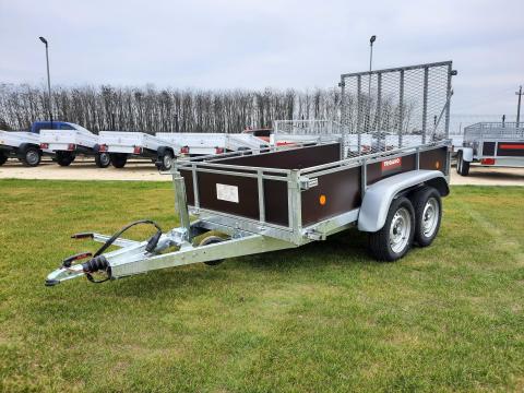 Új billenős Trigano 2S250 (1300 kg-os) fékes utánfutó +rámpa akciósan 1.114.000 Ft