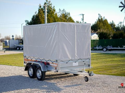 Új Trigano 2P265 utánfutó rendszámmal és ponyvával (145cm rakodó magasság) csak 879.000 Ft