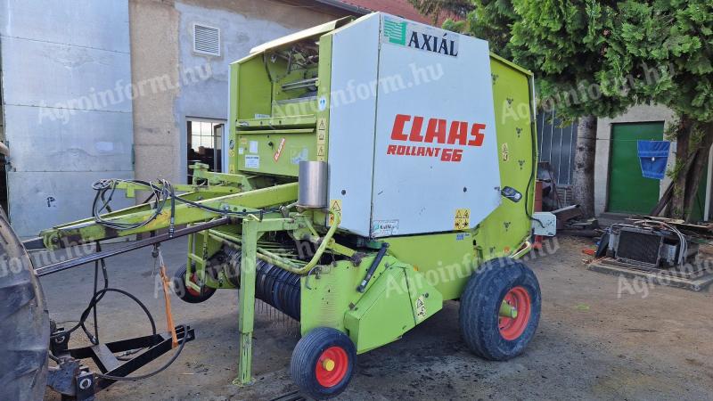 Claas Rollant 66 bálázó hálós,  széles felszedő