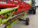 CLAAS TUCANO 450 APS kombájn vágóasztallal és szállítókocsival