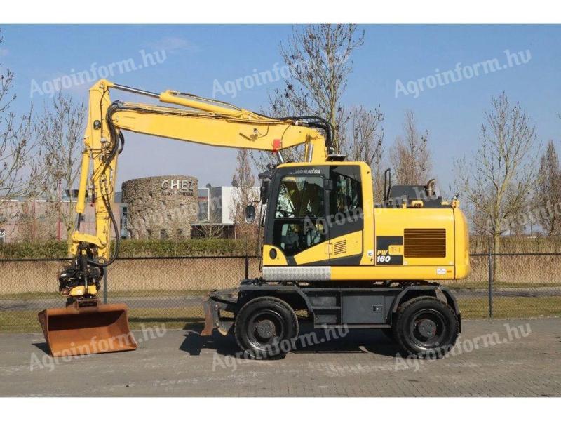 Komatsu PW160-11 / Engcon tiltrotátor / 2020 / 7.383 üzemóra / Lízing 20%-tól
