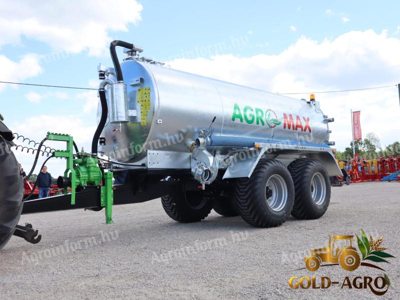 Új AGROMAX 14 m³ (14 000 l) tandem szippantó tartálykocsi – előrendelési akció