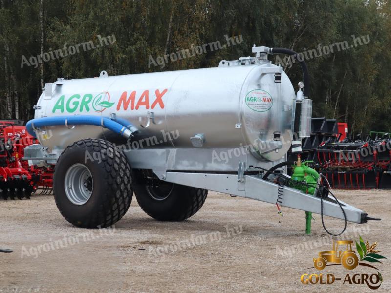 Új AGROMAX 10 m³ (10 000 l) szippantó, tartálykocsi – előrendelési akció