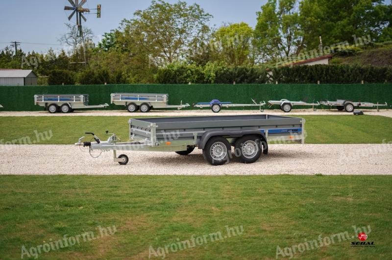 Új Faro Solidus MAX 330 (2000 kg) fékes utánfutó - extra erős - 1.399.000 Ft