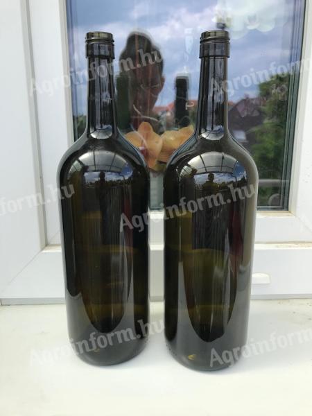 1,5 literes borosüveg, borospalack (magnum), csavarzáras