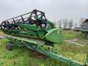 John Deere W650 kombájn gabona asztallal,  szállítókocsival