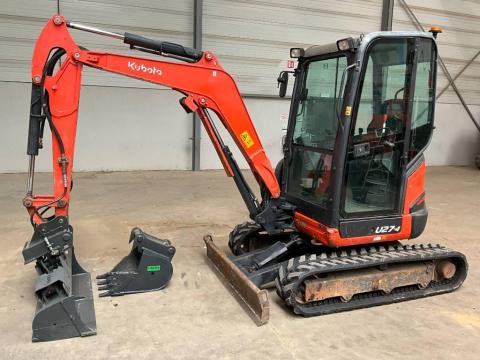 Kubota U27-4 / 2015 / 1.490 üzemóra / Lízing 20%-tól