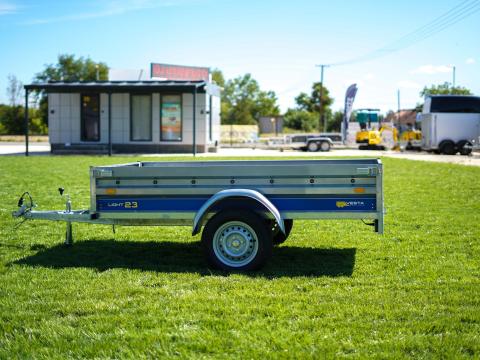 Pest vármegyében új Vesta billenős V-230 utánfutó (230 cm) rendszámmal akciósan 518.000 Ft
