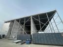Bontott 2.905 m²-es csarnok vázszerkezete eladó