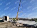 Fémvázas ház típusú csarnok, 24,4 x 46,36 x 9,75 m tárolási célra