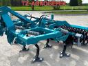 Agrona TerraFlex-300 cm kultivátor (grúber), ékgyűrűs hengerrel, hidraulikus mélységállítással, akcióban