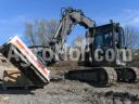 Hidraulikus szárzúzó,  mulcsozó forgókotró gépekhez 80 cm / X-Vator 800