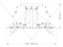 PÁLYÁZHATÓ! Takarmánytoló és trágyatolólap 200 cm (hidraulikus) / FK-ManureBladeH200