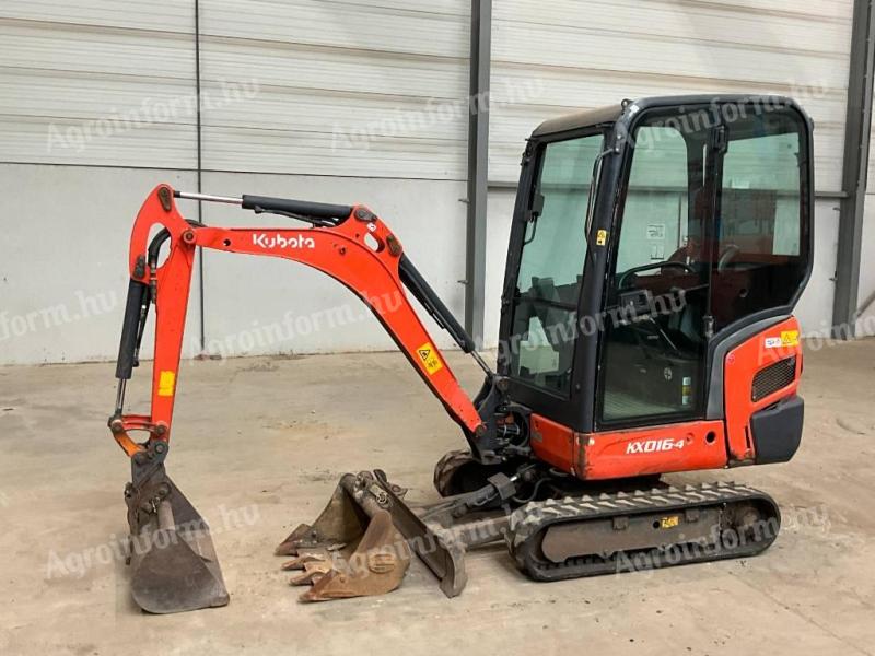 Kubota KX 016-4 / 2016 / 1.645 h üzemóra / Lízing 20%-tól