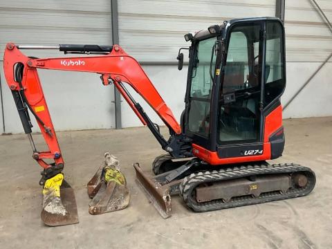 Kubota U 27-4 / 2016 / 1.395 üzemóra / Lízing 20%-tól