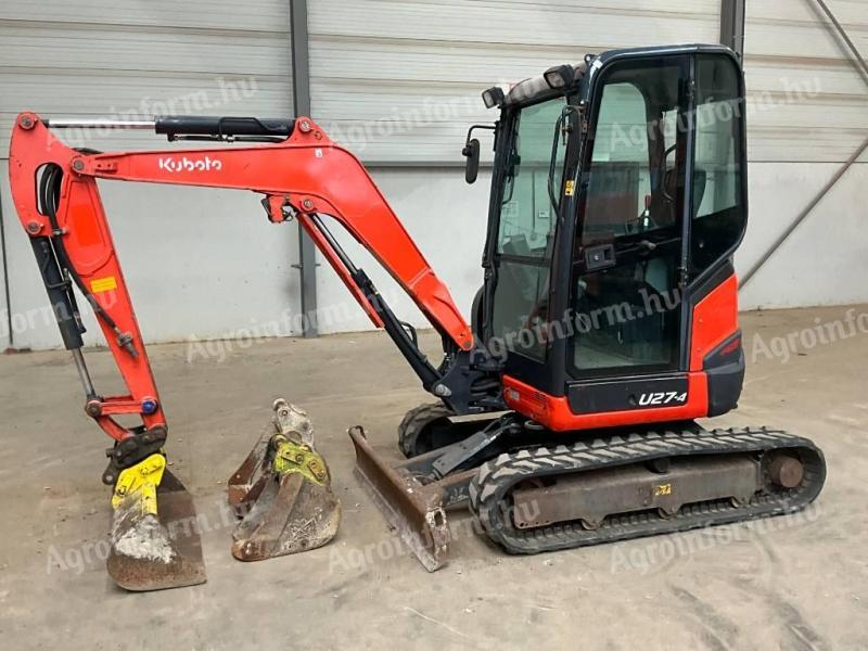 Kubota U 27-4 / 2016 / 1.395 üzemóra / Lízing 20%-tól