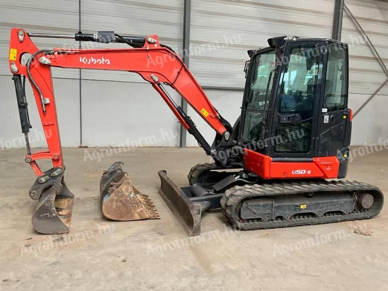 Kubota U 50-5 / 2022 / 1 977 üzemóra / Lízing 20%-tól