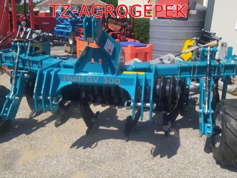AGRONA MULTI GV-300 cm (6 késes) talajlazító, 600 mm cracker hengerrel AGRONA MULTI GV-300 cm (6 késes) talajlazító, 600 mm cracker hengerrel