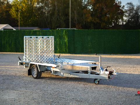 Új Martz Bau 260 - 1 tengelyes (1800 kg) gépszállító utánfutó csak 1.490.000 Ft