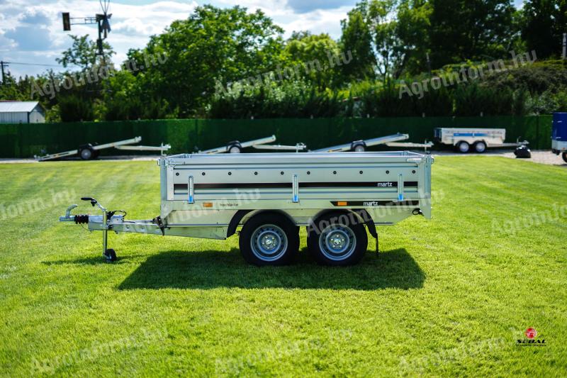 Új Martz HOCHLADER 250 (2000 kg) alsókerekes utánfutó akciósan csak 1.290.000 Ft