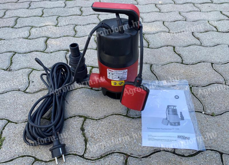 Búvárszivattyú 7500 l/óra, szennyvízszivattyú, esővízszivattyú, iszapszivattyú * Go/On Schmutzwasser SP 7500