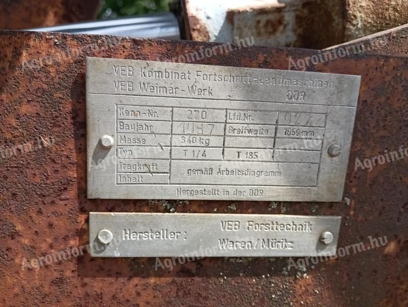 Weimar rönkfogó eladó jó állapotban