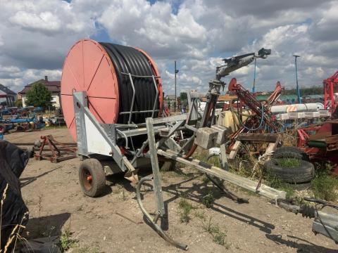 BAUER RAINSTAR 90 / 280 -as TURBINÁS, FORGÓZSÁMOLYOS ÖNTÖZŐDOB BAUER RAINSTAR 90 / 280 -as TURBINÁS, FORGÓZSÁMOLYOS ÖNTÖZŐDOB