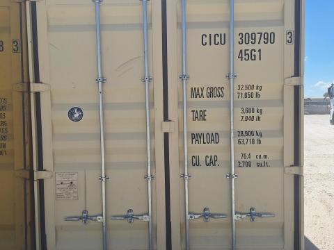 Eladó 40'HC raktárkonténer – 2024.08 gyártású Eladó 40'HC raktárkonténer – 2024.08 gyártású