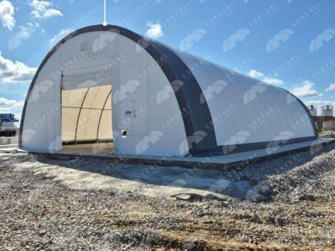 Félköríves ipari sátor 12,2 x 24 x 6,1 m Félköríves ipari sátor 12,2 x 24 x 6,1 m