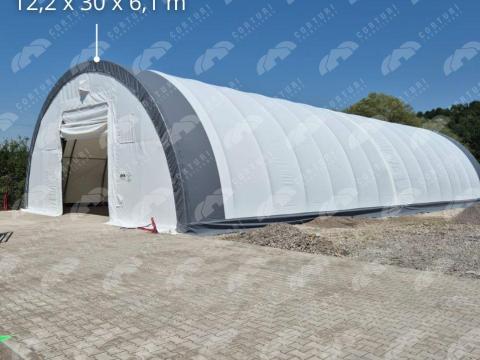 Félköríves ipari sátor 12,2 x 30 x 6,1 m Félköríves ipari sátor 12,2 x 30 x 6,1 m