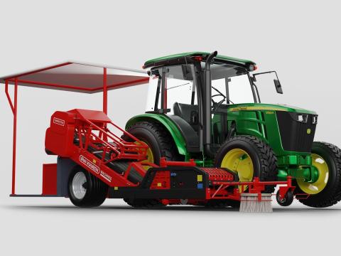 Van Vuuren Turf Tick 1016 gyepfelszedő gép Van Vuuren Turf Tick 1016 gyepfelszedő gép