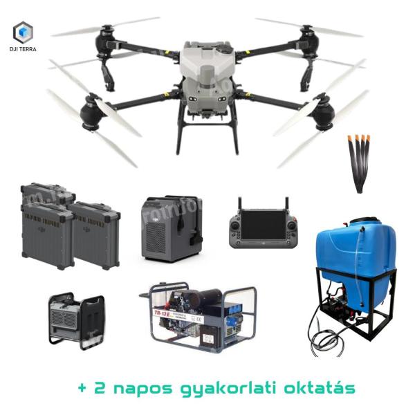 DJI Agras T50 Permetező drón – Professzionális csomag – Repülésre kész