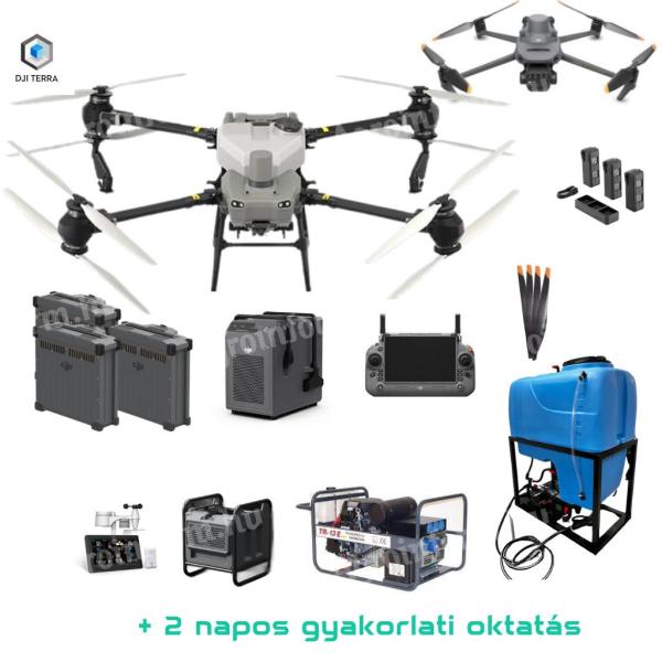DJI Agras T50 permetező drón – precíziós csomag – repülésre kész