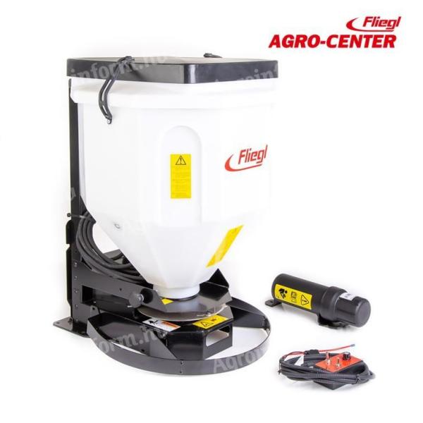 Fliegl aprómagszóró – megbízható elektromos vetőgép a mezőgazdasághoz