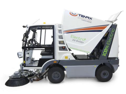 Electra EVOS+ 100%-ban elektromos, utcai seprő- és takarítógép Electra EVOS+ 100%-ban elektromos, utcai seprő- és takarítógép