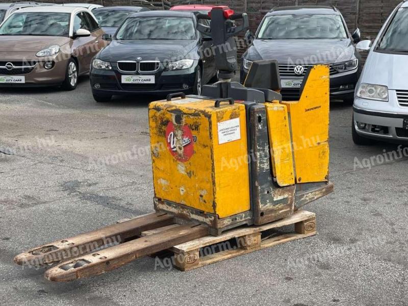 Jungheinrich ERE 20, ipari béka, rossz akkumulátorral, töltő nélkül, hibásan, de nagyon olcsón