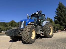 New Holland TG285 rugózott első híddal