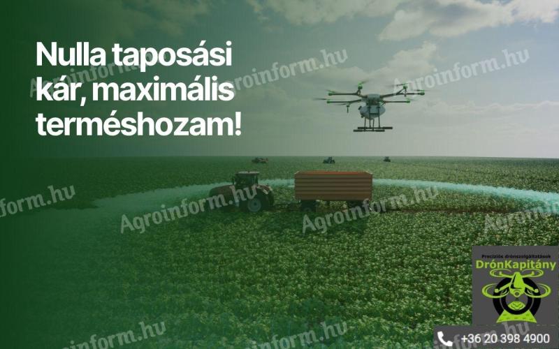Precíziós drónszolgáltatások a hatékonyabb mezőgazdaságért országosan