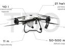 DJI Agras T50 permetező drón