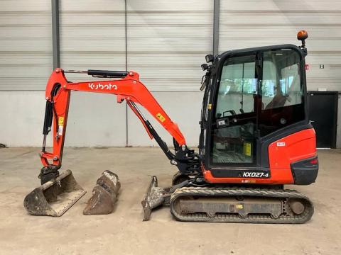 Kubota KX 027-4 / 2018 / 1 423 h üzemóra / Lízing 20%-tól Kubota KX 027-4 / 2018 / 1 423 h üzemóra / Lízing 20%-tól