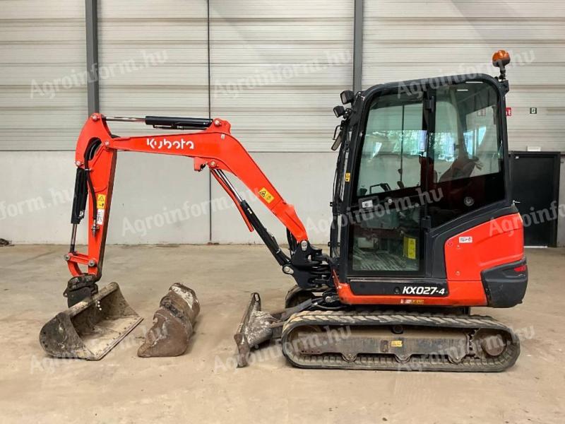 Kubota KX 027-4 / 2018 / 1 423 h üzemóra / Lízing 20%-tól