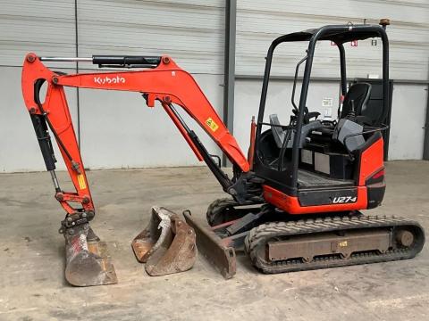 Kubota U 27-4 / 2016 / 1 950 üzemóra / Lízing 20%-tól Kubota U 27-4 / 2016 / 1 950 üzemóra / Lízing 20%-tól