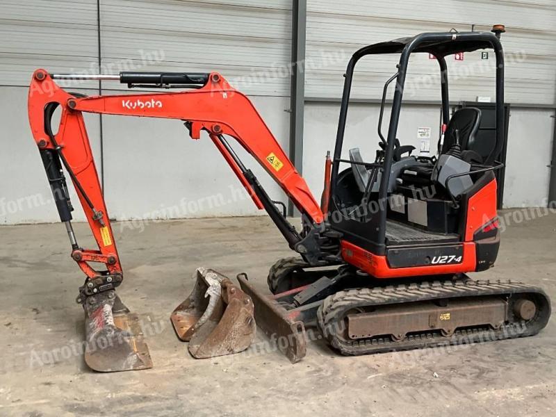 Kubota U 27-4 / 2016 / 1 950 üzemóra / Lízing 20%-tól