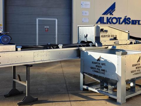 Alkotás SZB-30/40 felsőpályás betároló szalagok – szemes termény szalagos betároló rendszer Alkotás SZB-30/40 felsőpályás betároló szalagok – szemes termény szalagos betároló rendszer