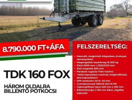 Fliegl TDK 160 FOX billenős pótkocsi használt eladó
