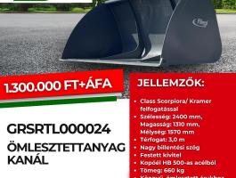Fliegl ömlesztett anyag kanál Claas Scorpio felfogatással